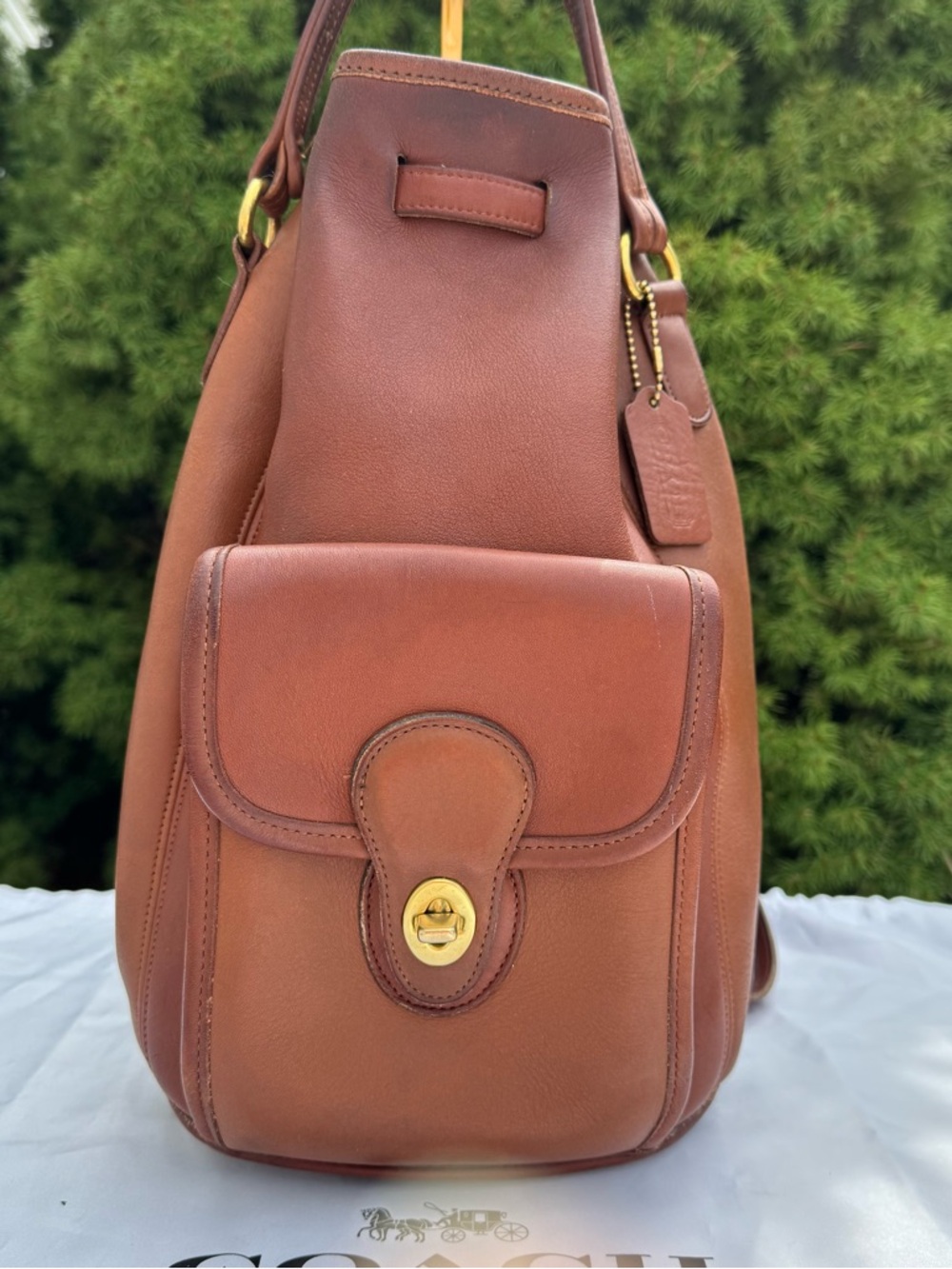 Coach Vintage Top Handle Sling Bucket Backpack Style 9992 - Authenticated - Picture 4 of 11